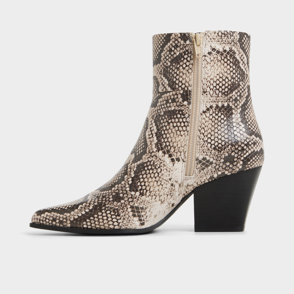 Open brown Shanah in Open Brown - Ankle boot, Block heel | Aldo