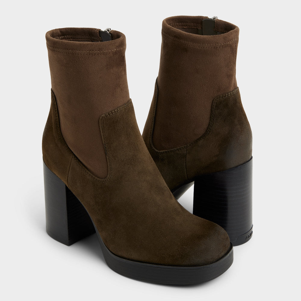 Dark brown Seraphica in Dark Brown 14116582 - Ankle boot, Platform | Aldo