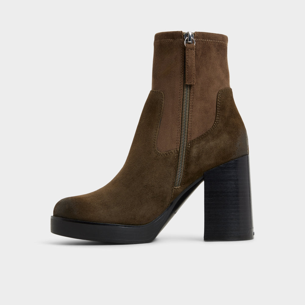 Dark brown Seraphica in Dark Brown 14116582 - Ankle boot, Platform | Aldo