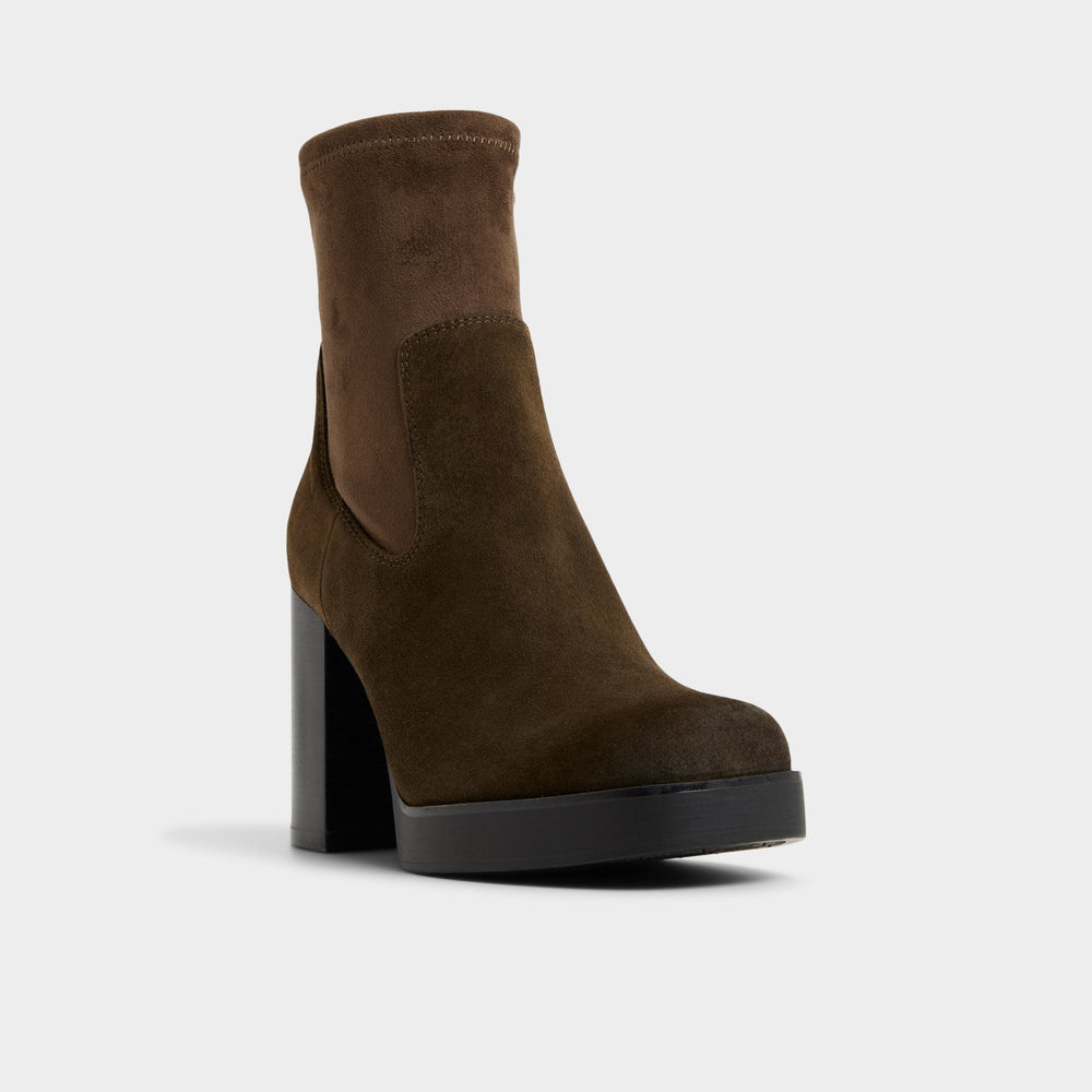Dark brown Seraphica in Dark Brown 14116582 - Ankle boot, Platform | Aldo