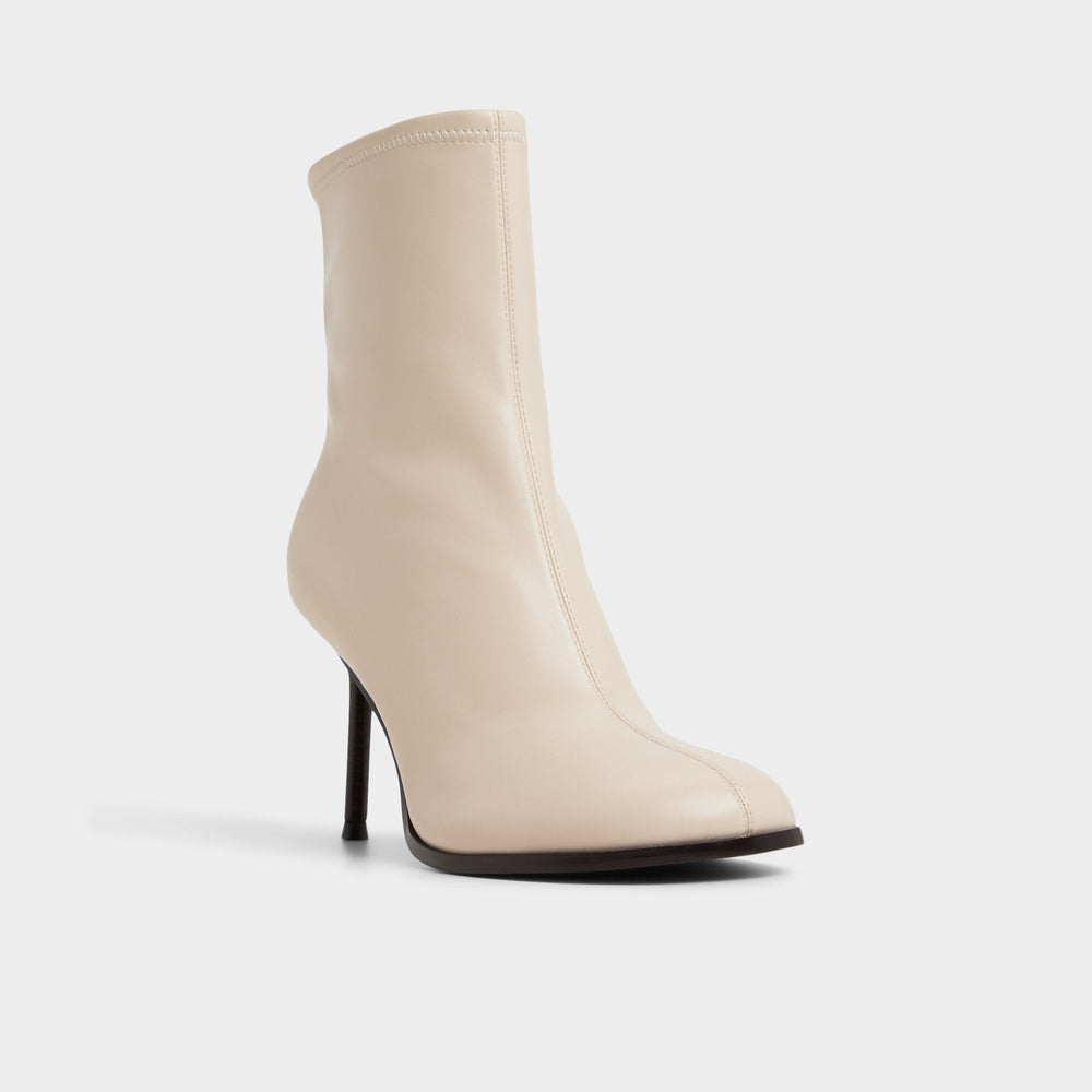 Cream Evander in Cream - Ankle boot, Stiletto heel | Aldo