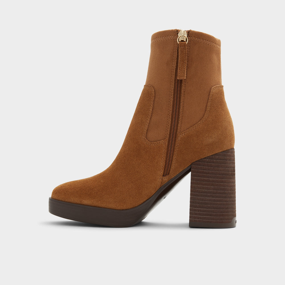 Dark Brown Voss Dark Brown Women's Casual boots - Ankle boot, Block heel | Aldo