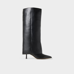 Black Aseader in Black - Knee-high boot, Stiletto heel | Aldo