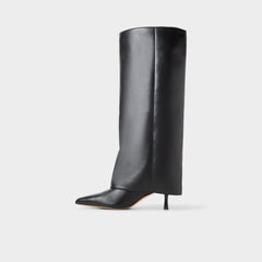 Black Aseader in Black - Knee-high boot, Stiletto heel | Aldo