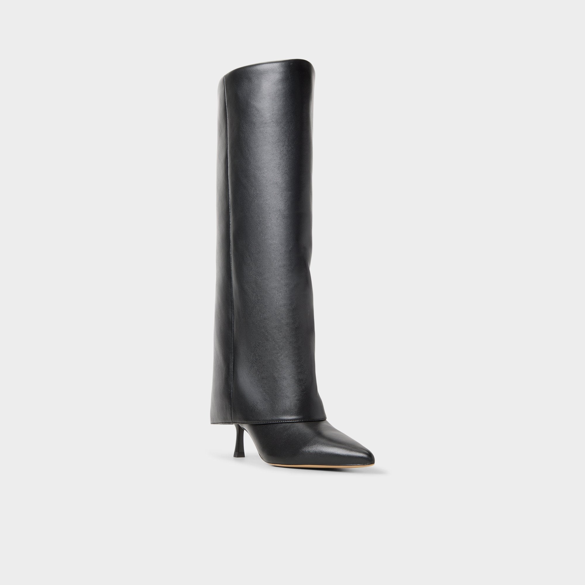 Black Aseader in Black - Knee-high boot, Stiletto heel | Aldo