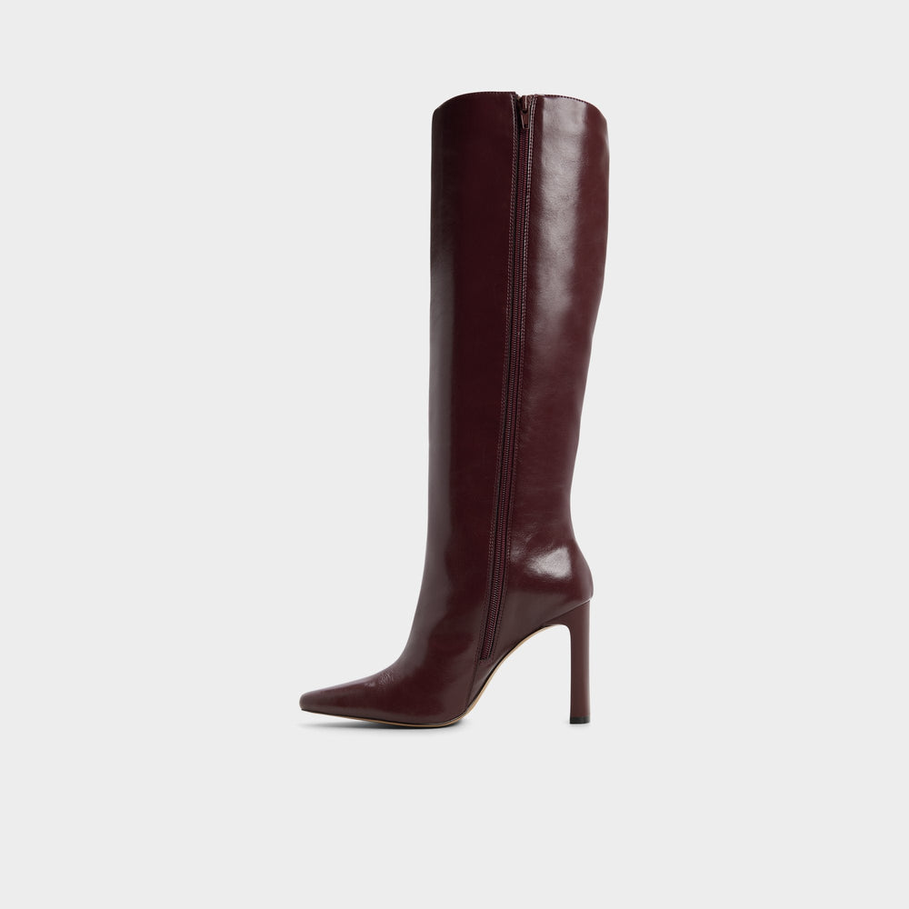 Burgundy Elyne in Burgundy - Knee-high boot | Aldo