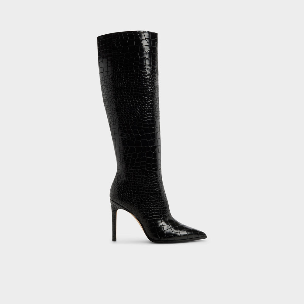 Black Alabrenda - Knee-high boot, Stiletto heel | Aldo