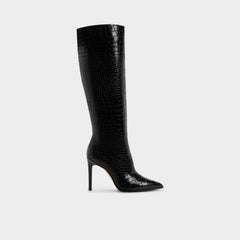 Black Alabrenda - Knee-high boot, Stiletto heel | Aldo
