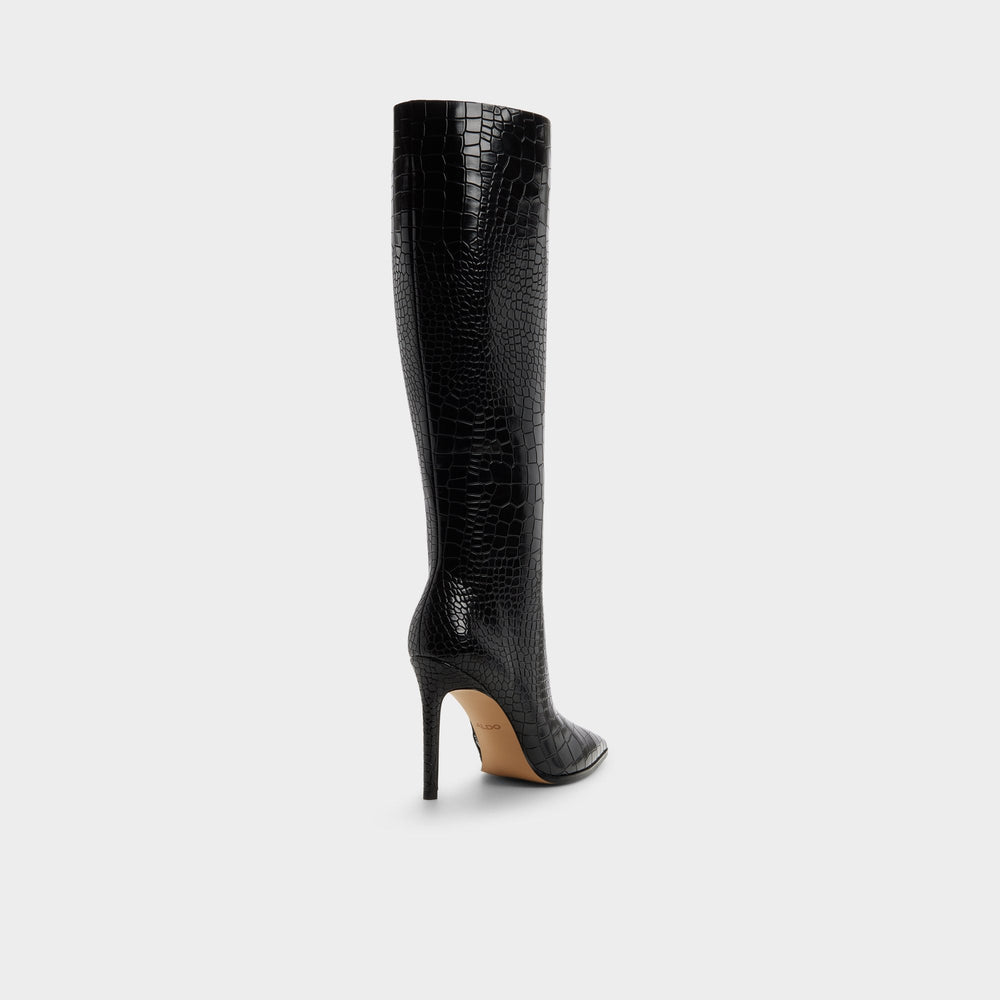 Black Alabrenda - Knee-high boot, Stiletto heel | Aldo