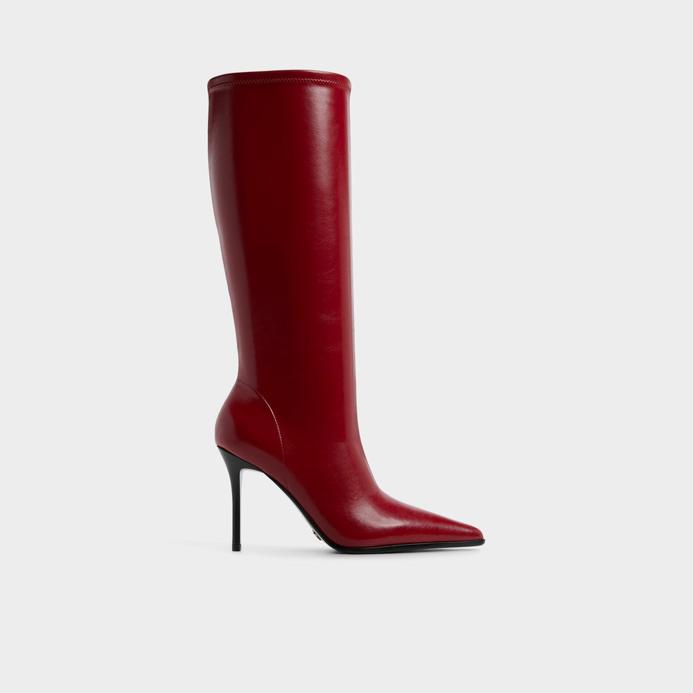 Medium red Re in Emily Medium Red - Knee-high boot, Stiletto heel | Aldo