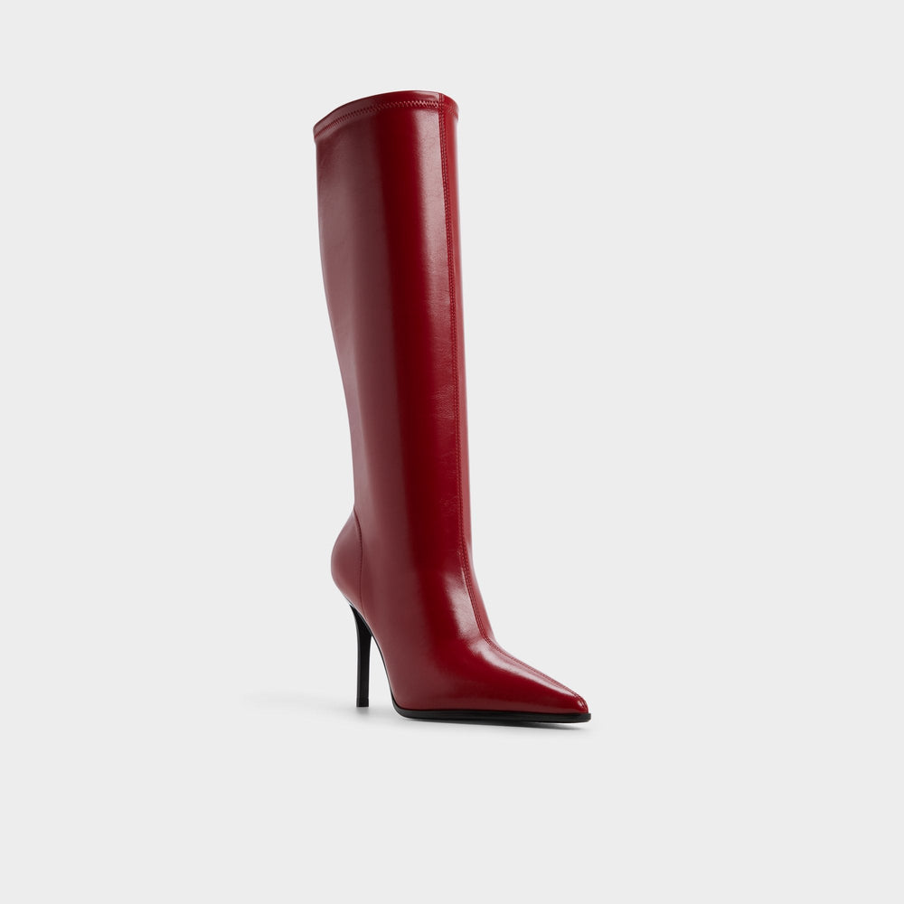 Medium red Re in Emily Medium Red - Knee-high boot, Stiletto heel | Aldo