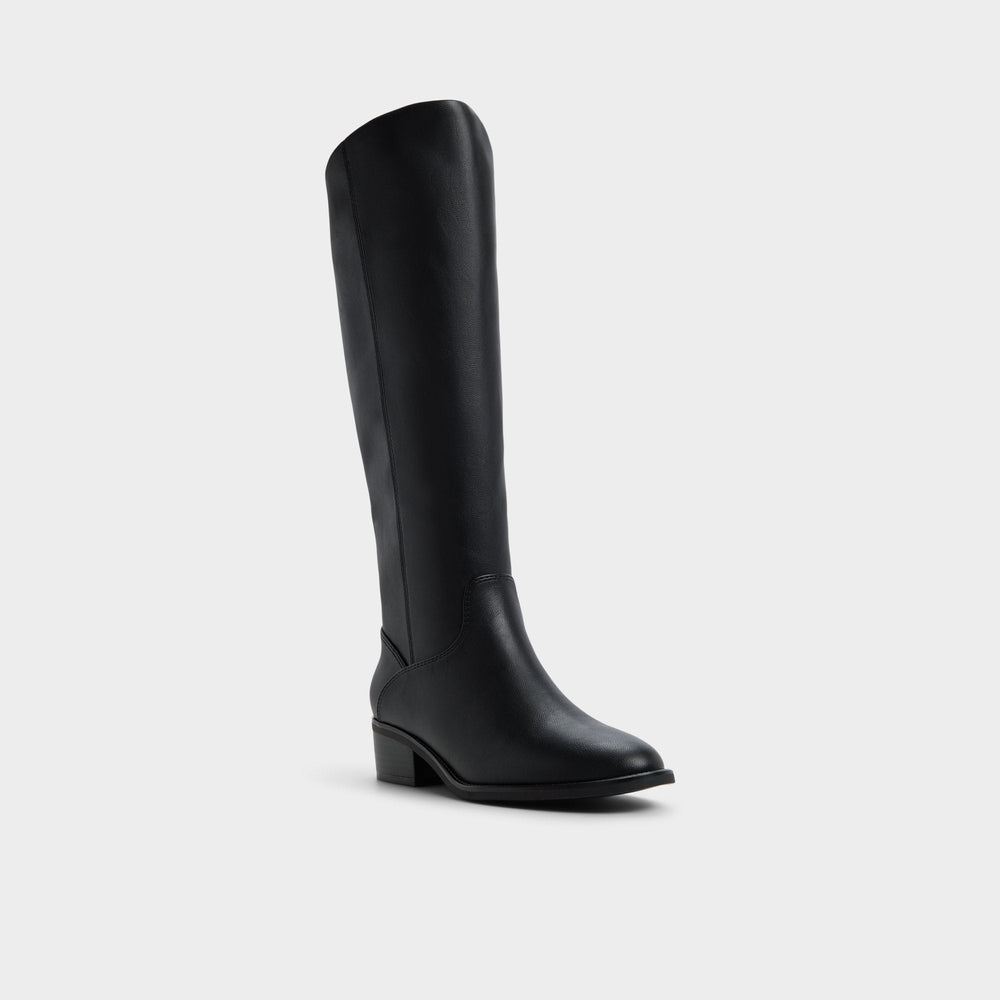 Black Kaydienh in Black - Knee-high boot, Block heel | Aldo