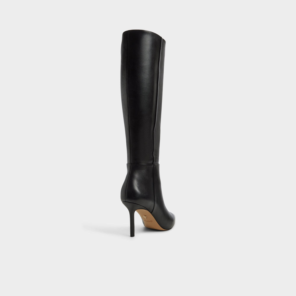 Black Saphiria in Black - Knee-high boot, Stiletto heel | Aldo