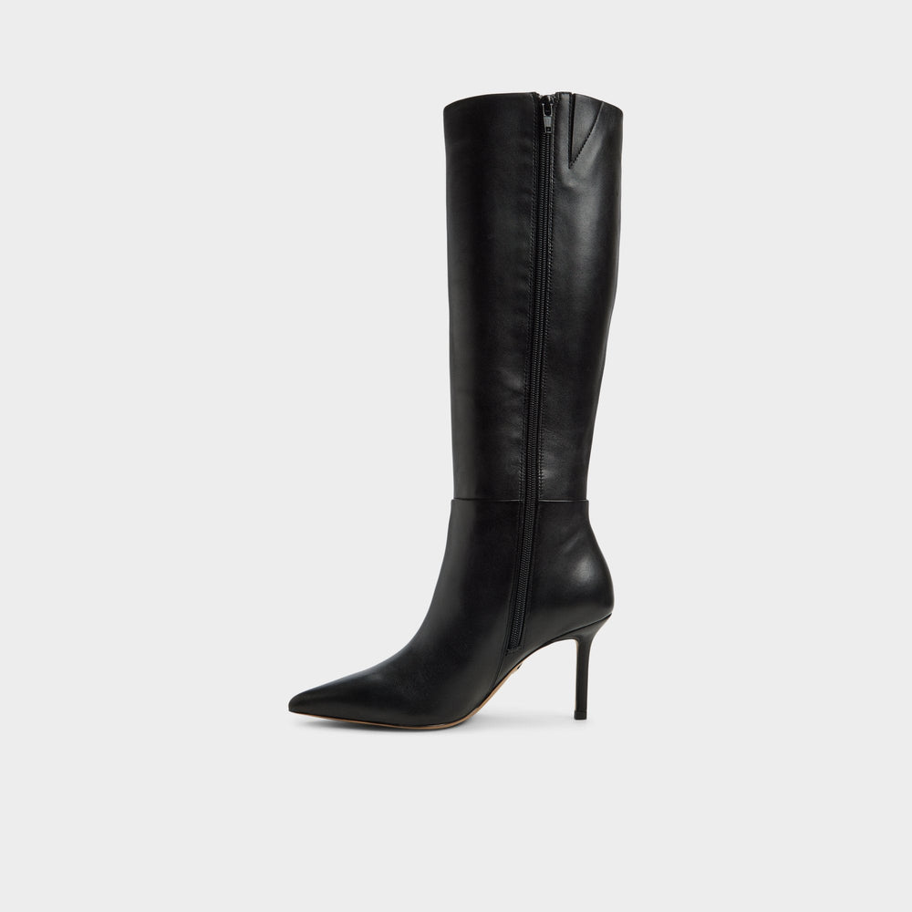Black Saphiria in Black - Knee-high boot, Stiletto heel | Aldo