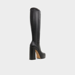 Black Albie Black Women's Tall Boots - Knee-high boot, Platform | Aldo