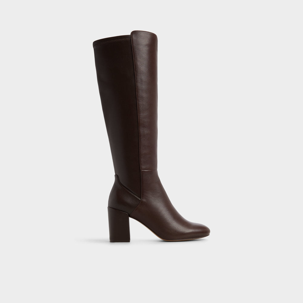 Brown overflow Satori Brown Overflow Women's Tall Boots - Knee-high boot, Block heel | Aldo