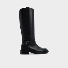 Black Philippa in Black - Riding boot, Block heel | Aldo