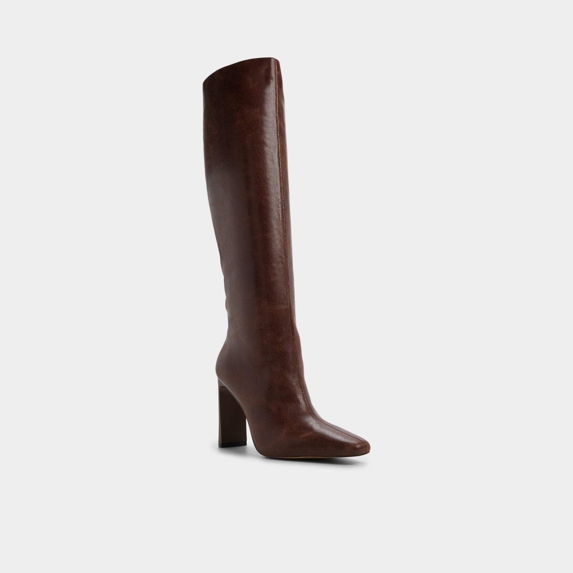Medium brown Elyne in Medium Brown - Knee-high boot | Aldo