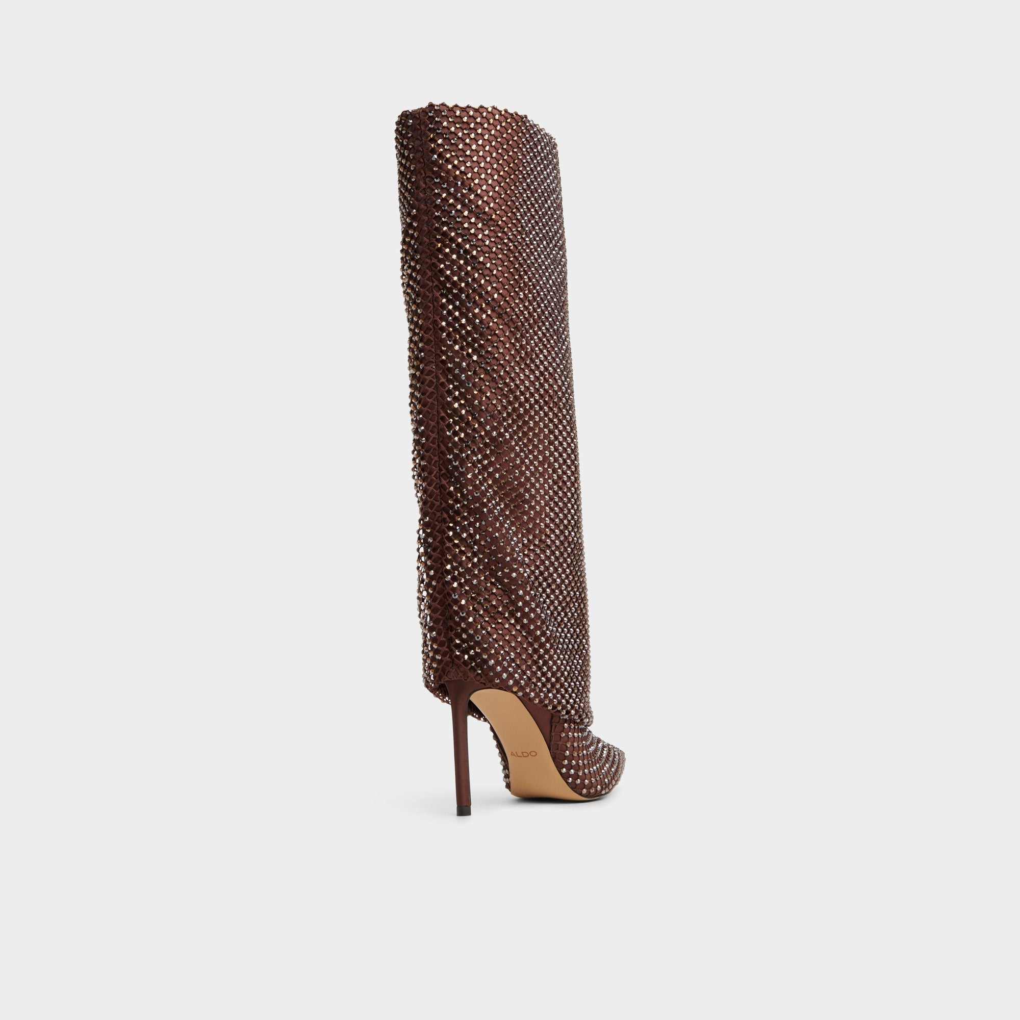 Dark brown Livydalia in Dark Brown - Knee-high boot, Stiletto heel | Aldo