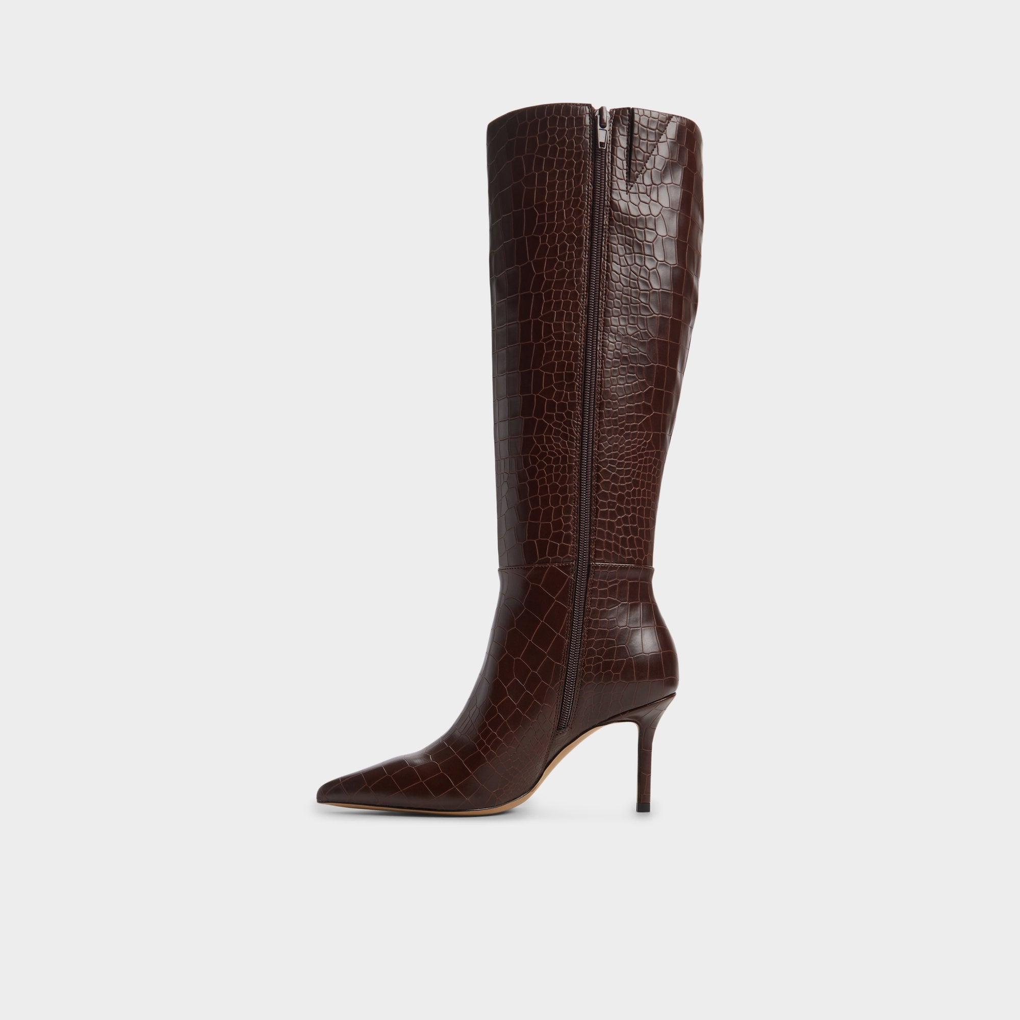 Dark brown Saphiria Dark Brown Women's Tall Boots - Knee-high boot, Stiletto heel | Aldo