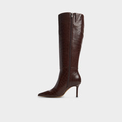 Dark brown Saphiria Dark Brown Women's Tall Boots - Knee-high boot, Stiletto heel | Aldo