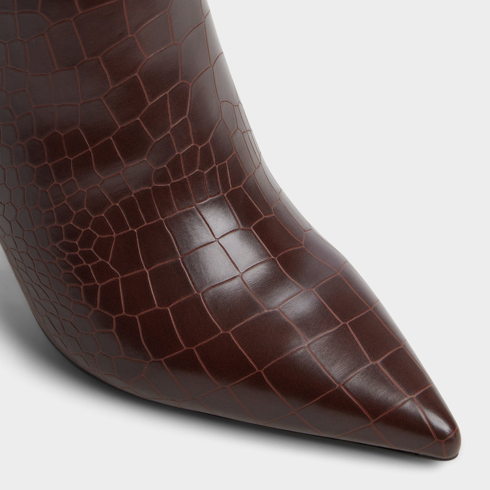 Dark brown Saphiria Dark Brown Women's Tall Boots - Knee-high boot, Stiletto heel | Aldo