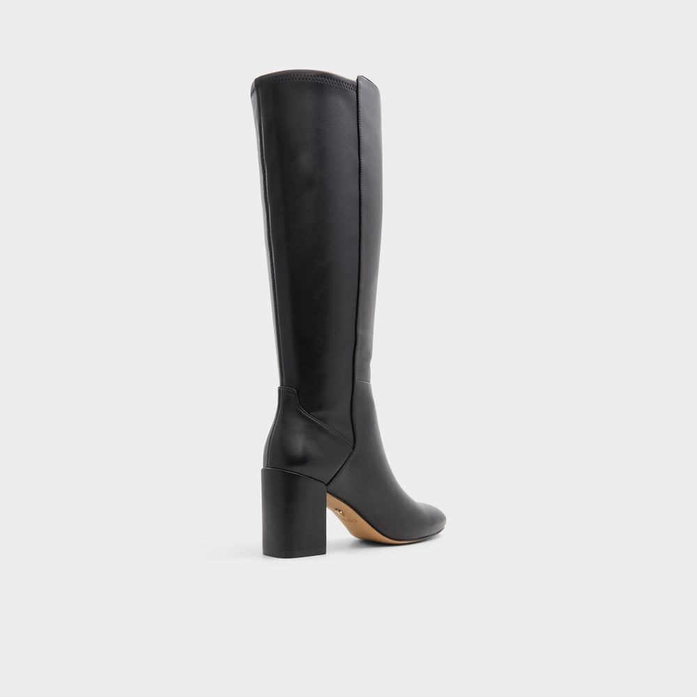 Black/black Satori-wc Black/Black Women's Tall Boots - Knee-high boot, Block heel | Aldo