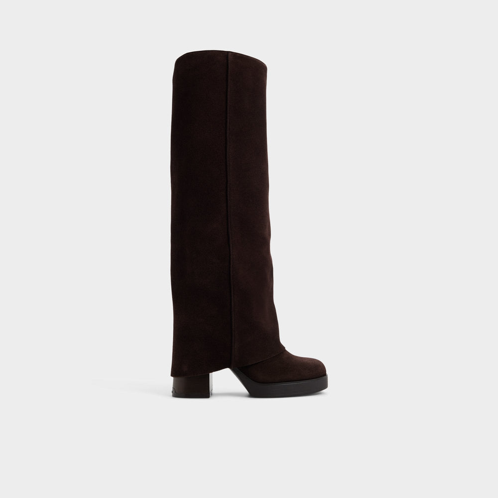 Dark brown Maeveh in Dark Brown - Knee-high boot, Platform | Aldo