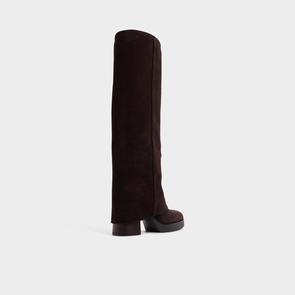 Dark brown Maeveh in Dark Brown - Knee-high boot, Platform | Aldo