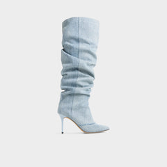 Denim Daroba in Denim - Over-the-knee boot, Stiletto heel | Aldo