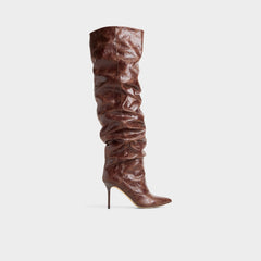 Dark brown Daroba in Dark Brown - Over-the-knee boot, Stiletto heel | Aldo
