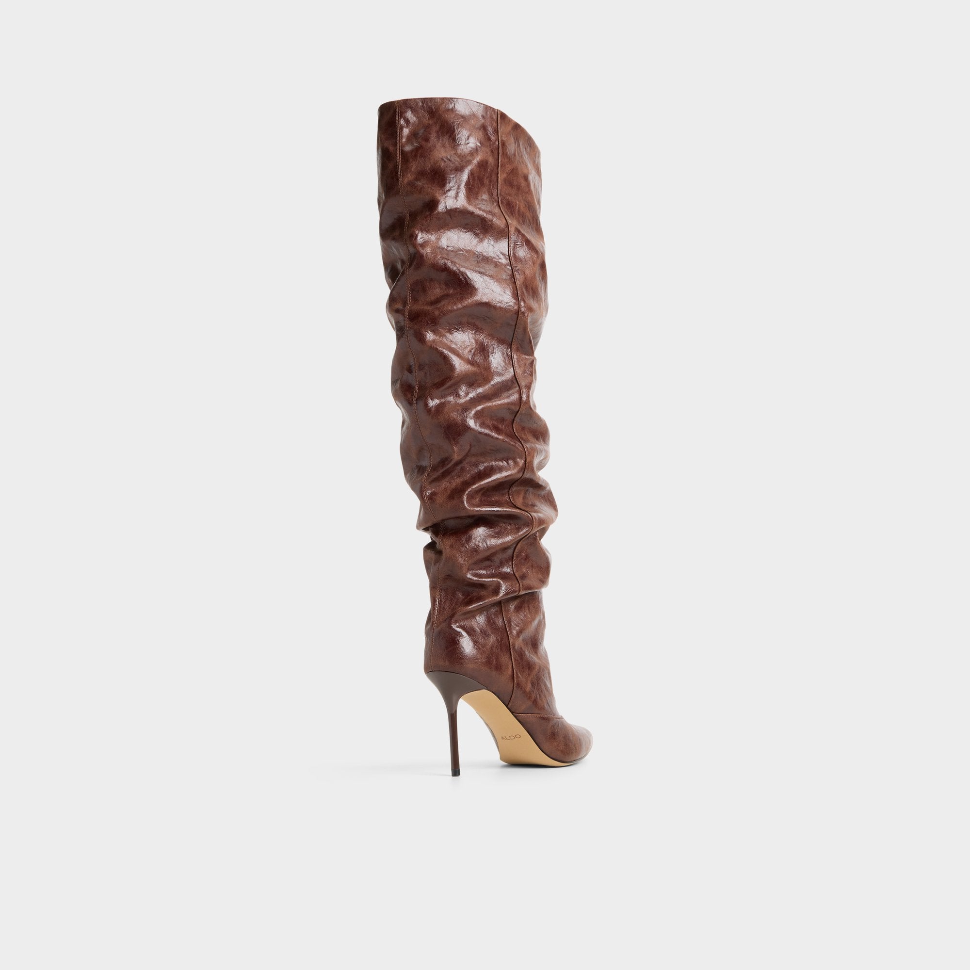 Dark brown Daroba in Dark Brown - Over-the-knee boot, Stiletto heel | Aldo