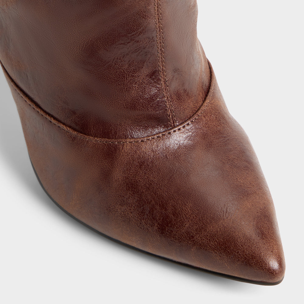 Dark brown Daroba in Dark Brown - Over-the-knee boot, Stiletto heel | Aldo