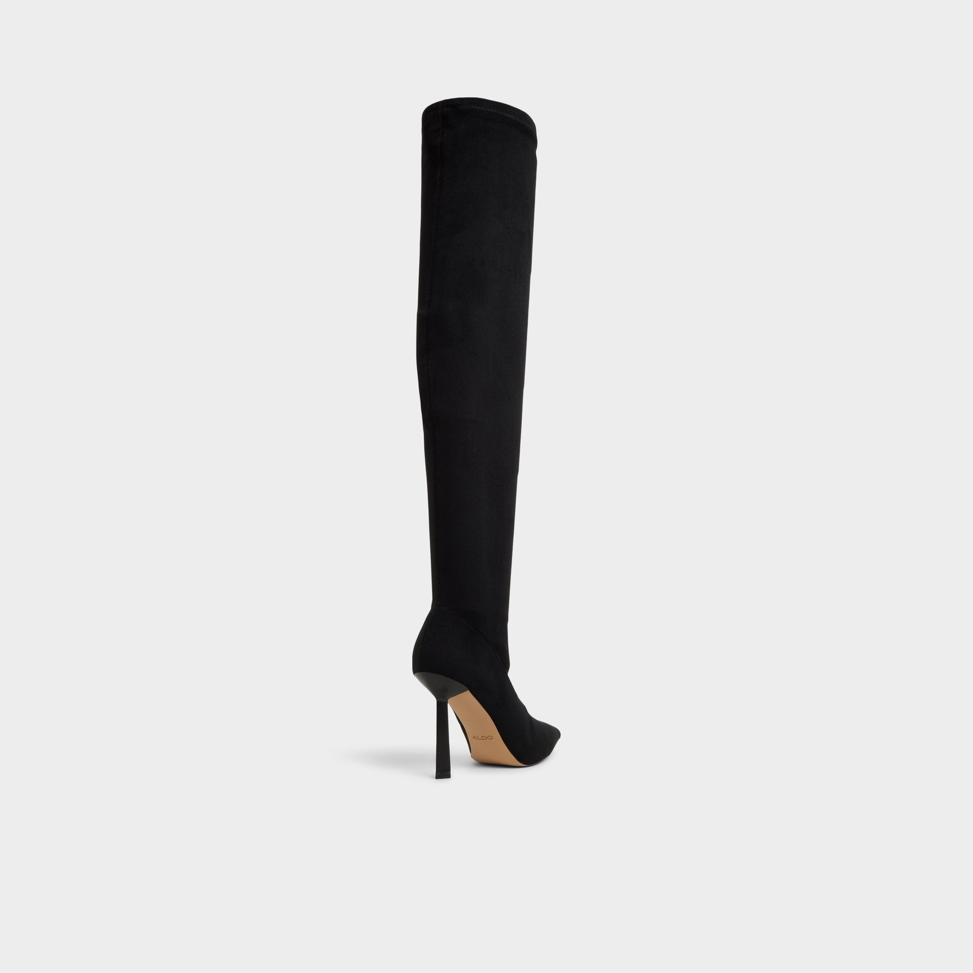 Black Caldan in Black - Over-the-knee boot, Stiletto heel | Aldo