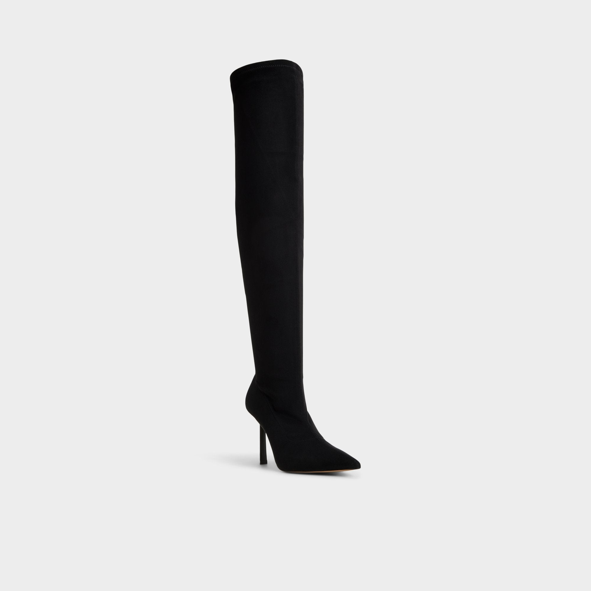 Black Caldan in Black - Over-the-knee boot, Stiletto heel | Aldo