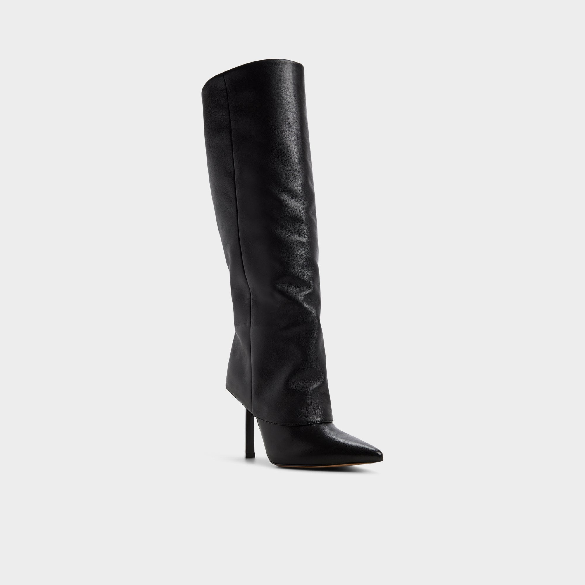 Black Lenoria in Black - Knee-high boot, Stiletto heel | Aldo