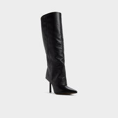 Black Lenoria in Black - Knee-high boot, Stiletto heel | Aldo