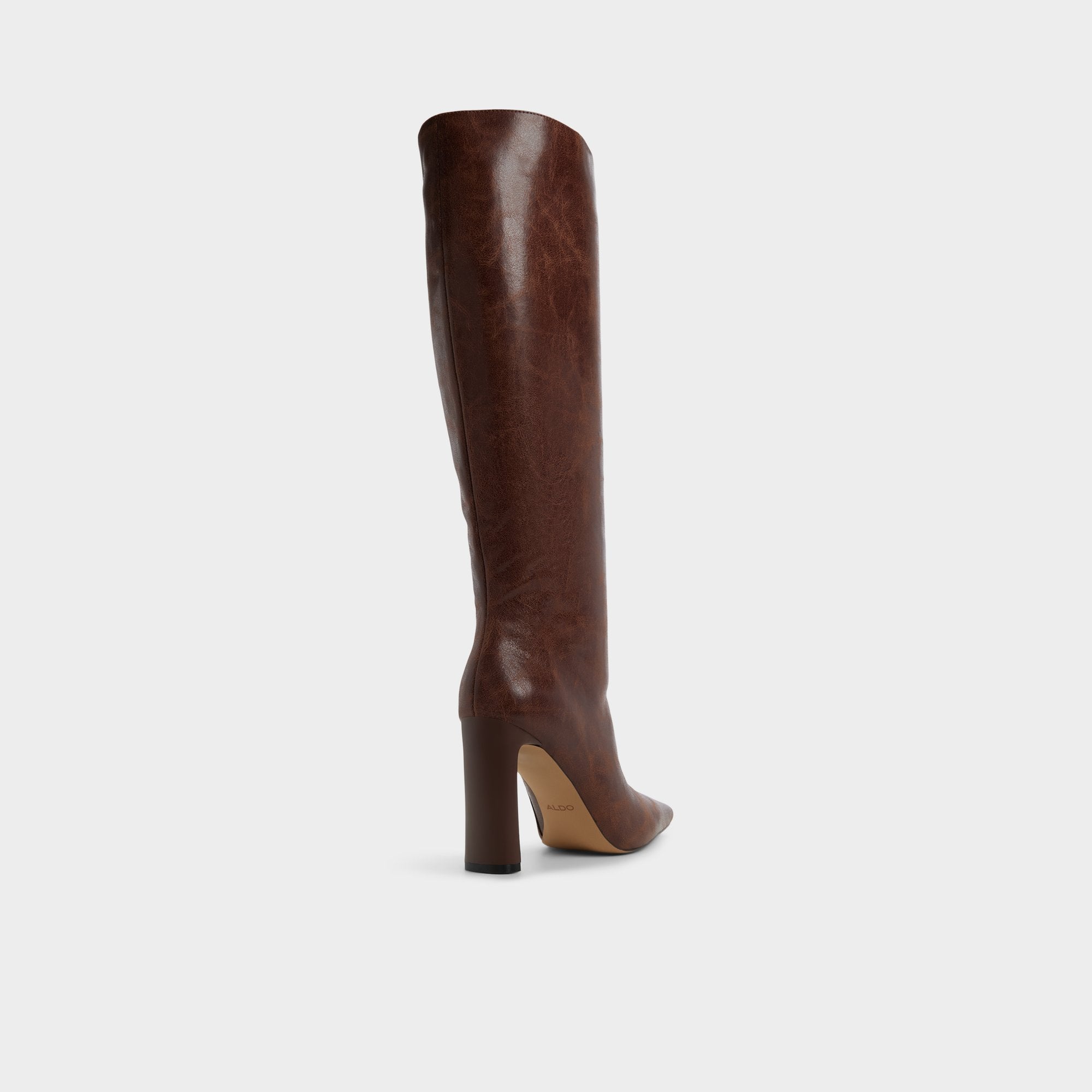 Medium brown Elyne in Wc Medium Brown - Knee-high boot | Aldo