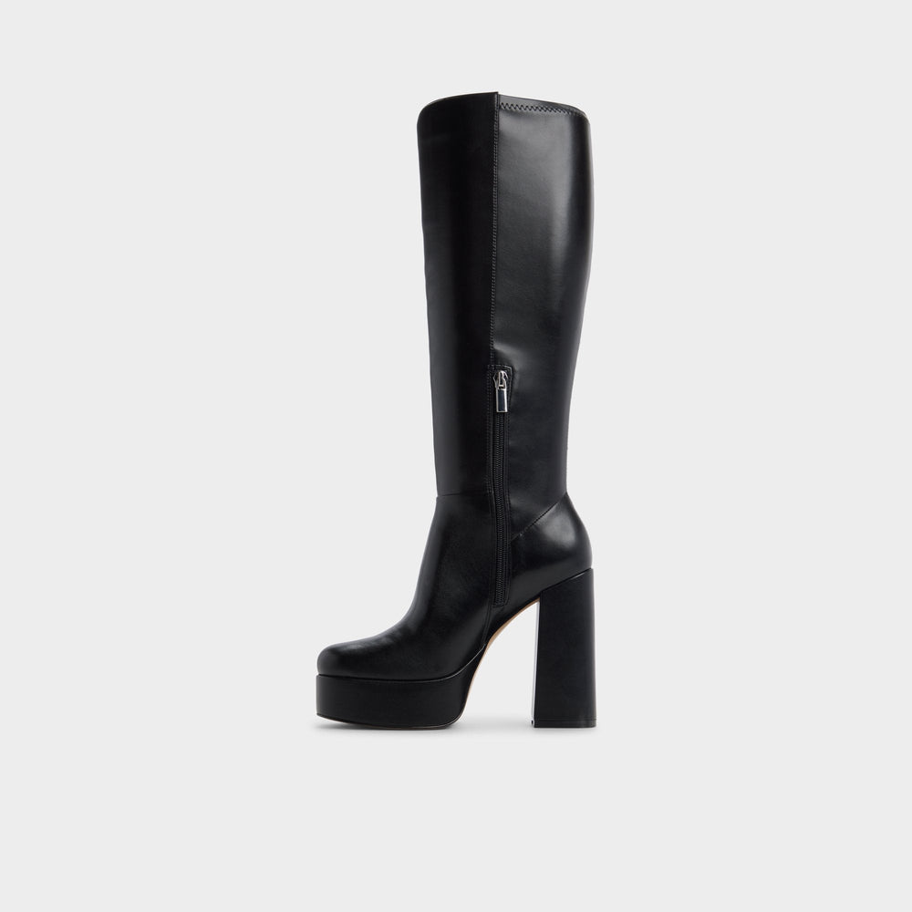 Black Albie in Wc Black - Knee-high boot, Platform | Aldo