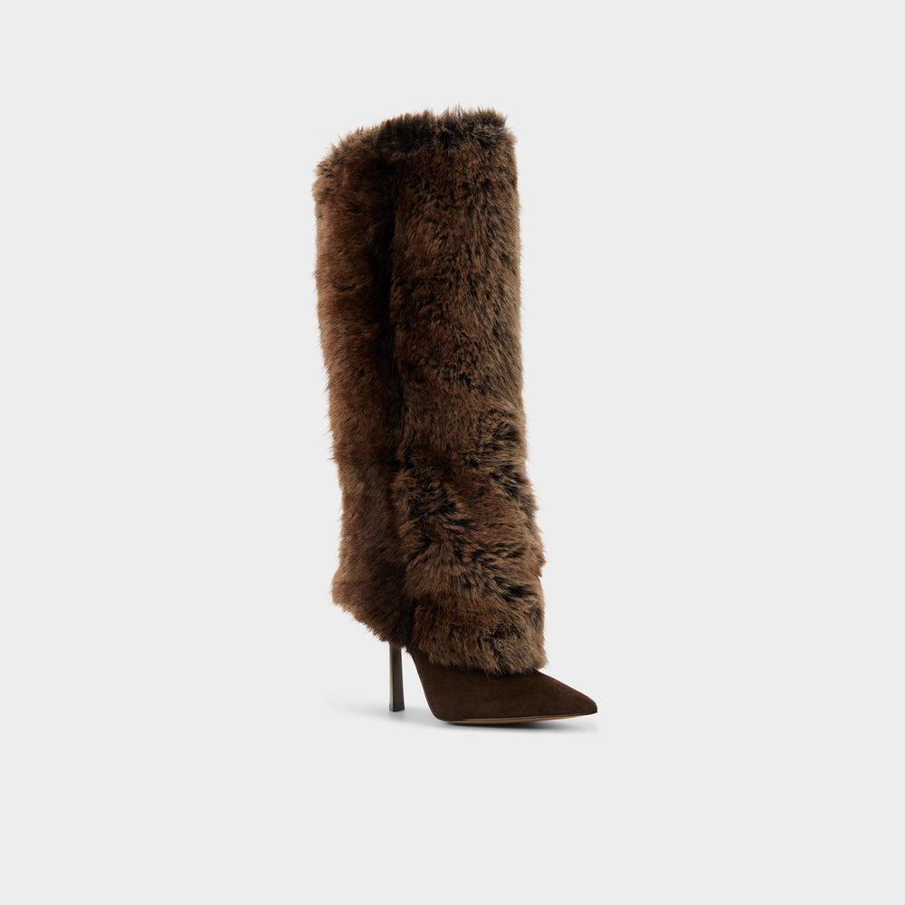 Dark brown Lennore in Dark Brown 14163383 - Knee-high boot, Stiletto heel | Aldo