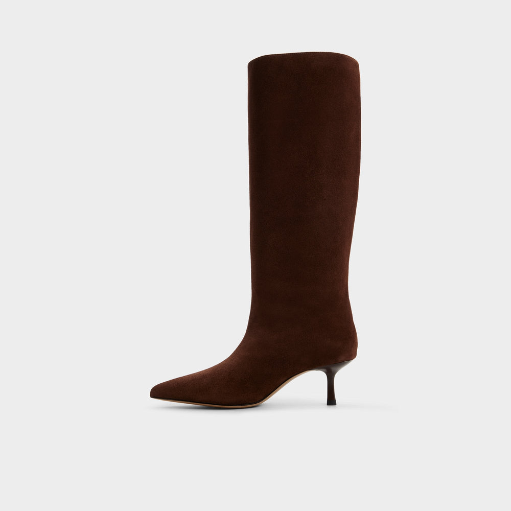 Dark brown Selora in Dark Brown - Knee-high boot, Stiletto heel | Aldo