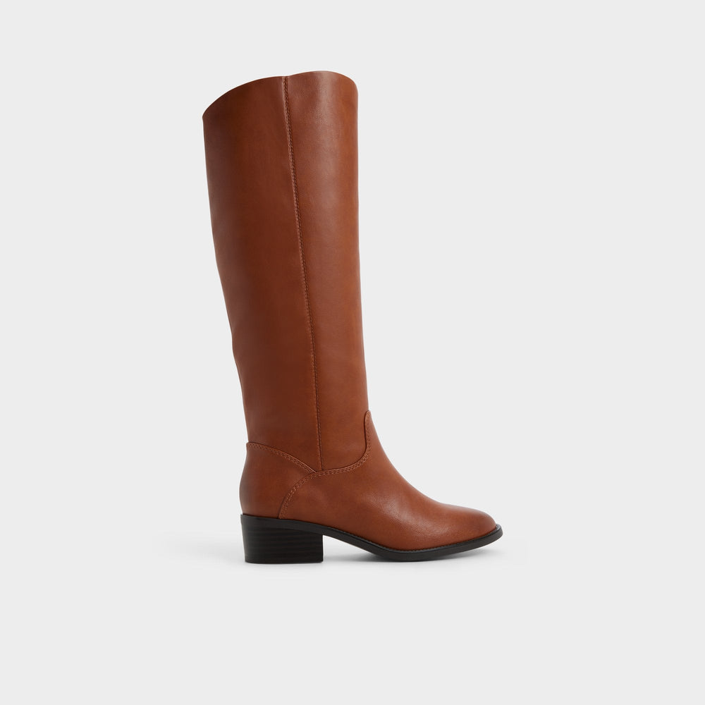Medium brown Kaydienh in Medium Brown - Knee-high boot, Block heel | Aldo