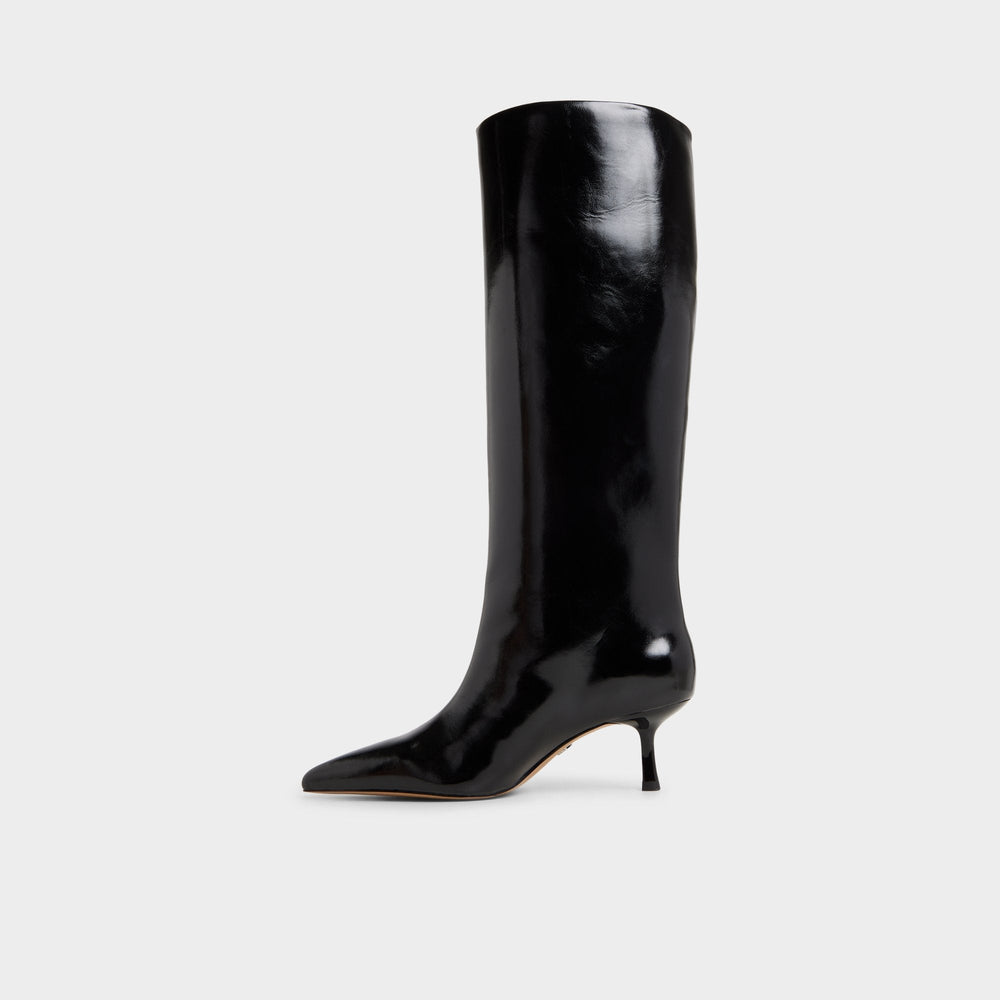 Black Selora Black Women's Tall Boots - Knee-high boot, Stiletto heel | Aldo