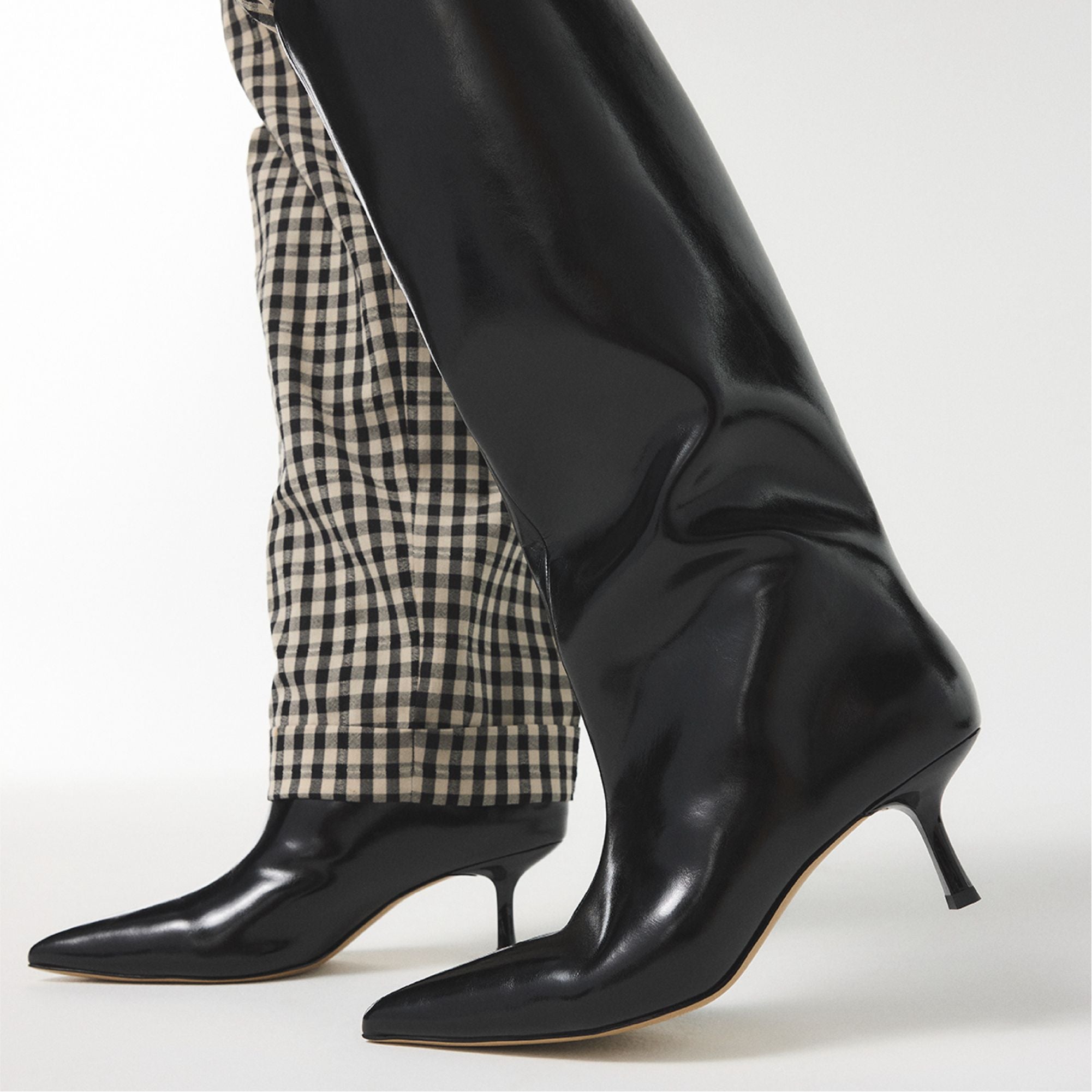 Black Selora Black Women's Tall Boots - Knee-high boot, Stiletto heel | Aldo