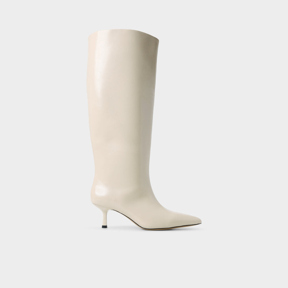Cream Selora-wc in Cream - Knee-high boot, Stiletto heel | Aldo