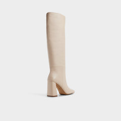 Cream Helana in Cream - Knee-high boot, Block heel | Aldo