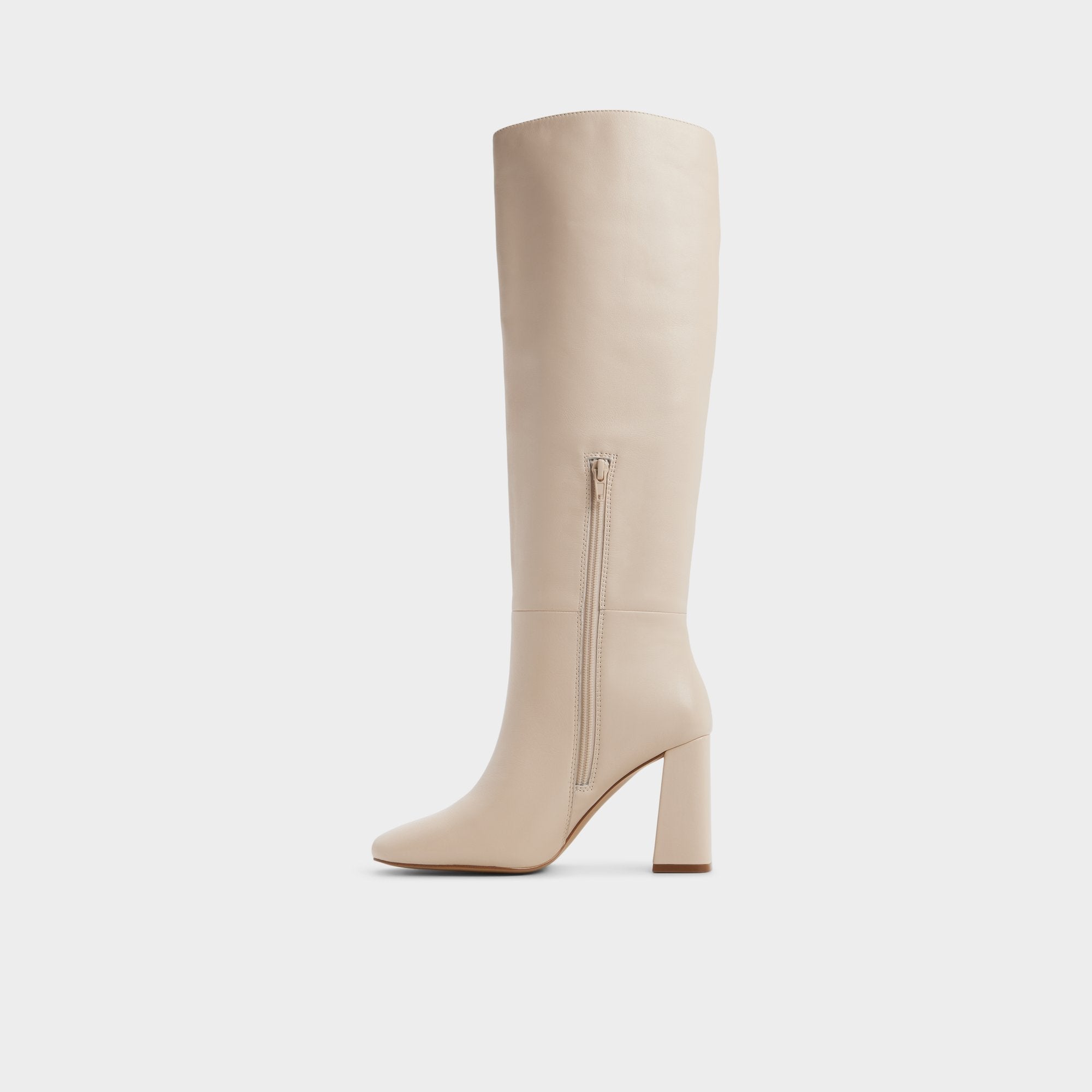 Cream Helana in Cream - Knee-high boot, Block heel | Aldo