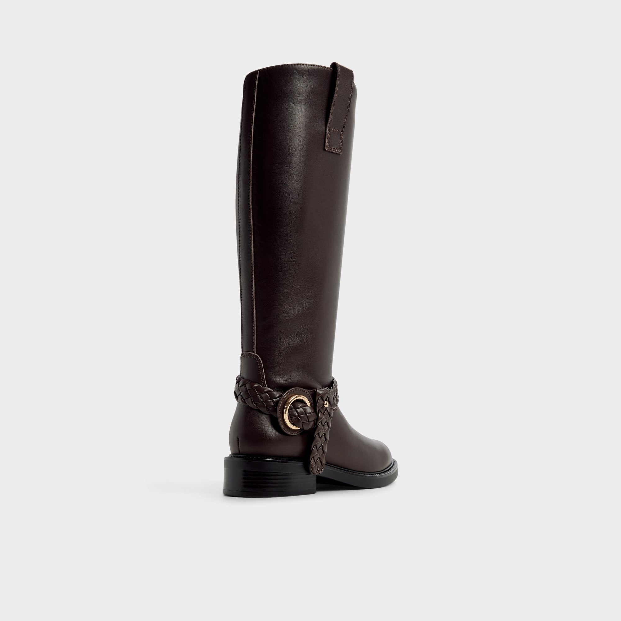 Dark brown Philippa in Dark Brown - Riding boot, Block heel | Aldo
