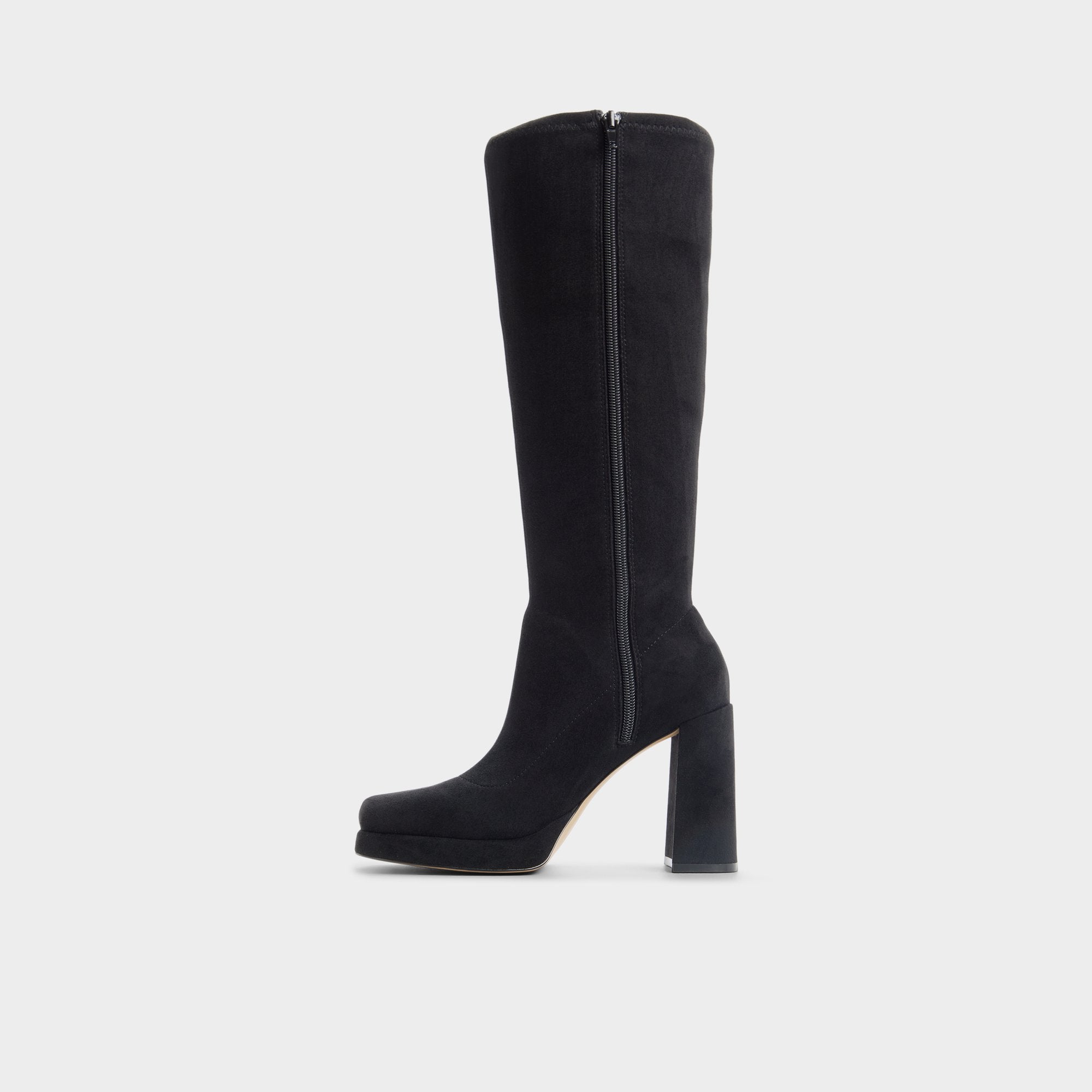 Black Gisselle in Black - Knee-high boot, Platform | Aldo