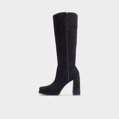 Black Gisselle in Black - Knee-high boot, Platform | Aldo